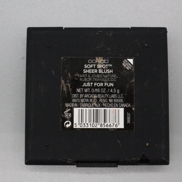 COL-LAB Soft Spot Sheer Blush “Just for Fun” 0.16 oz NEW - Picture 2 of 2